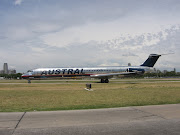 The three MD80's that Austral operated in hybrid AeroMexico colors during . (img )