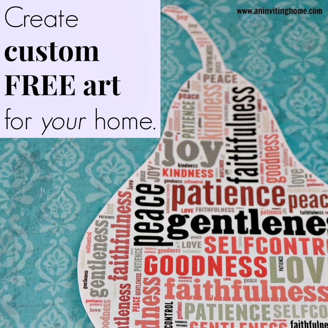An Inviting Home Create Custom FREE Art For Your Home