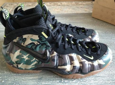 nike foamposite camo