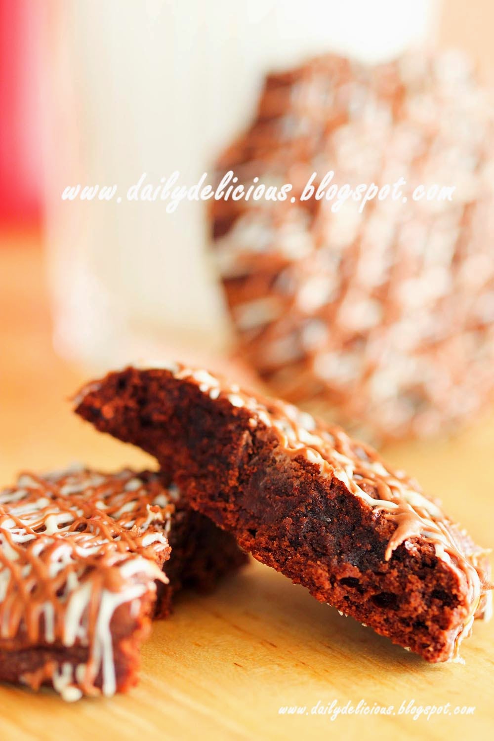 dailydelicious Triple chocolate cookies Enough chocolate to boost