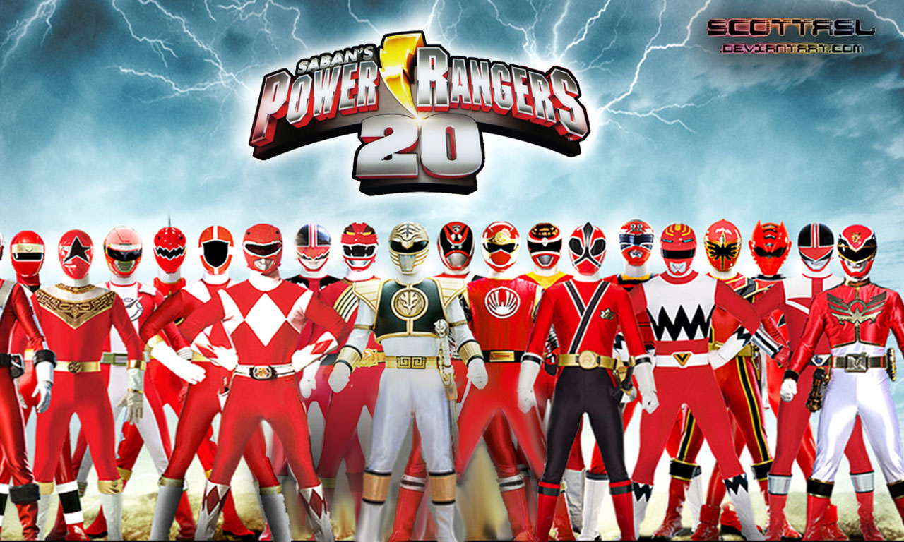 Todas las transformaciones de los Power Rangers. 20 años en un minuto y