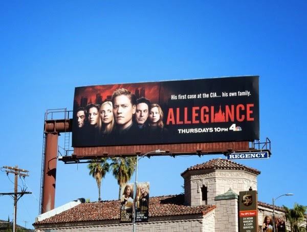 Allegiance season 1 NBC billboard Allegiance season 1 NBC billboard