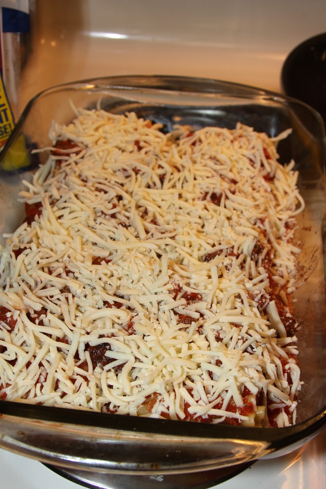 For the Love of Food Ragù Sausage Stuffed Jumbo Rigatoni Pasta Bake