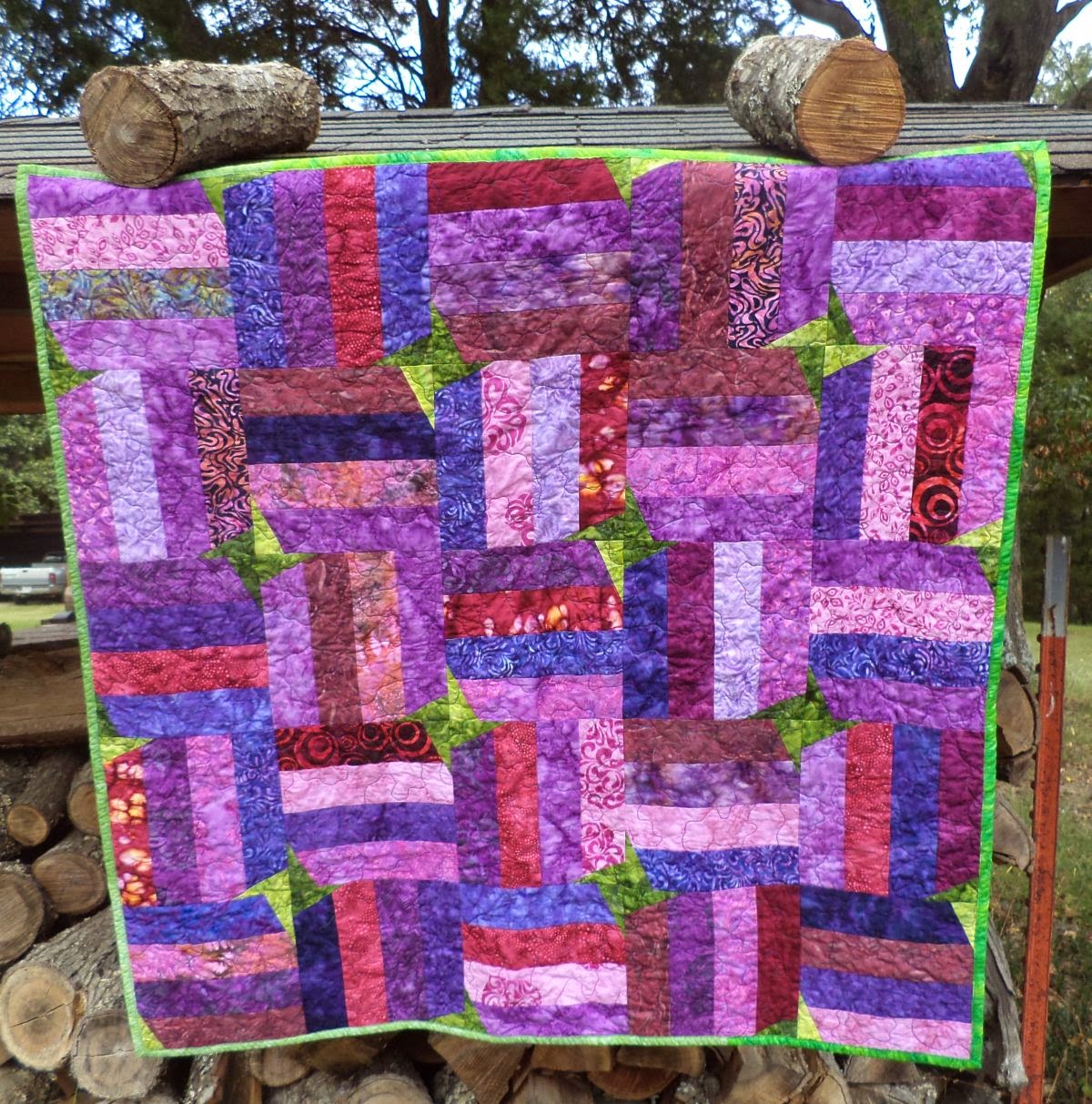 Kat & Cat Quilts Baby Batik Pinwheels