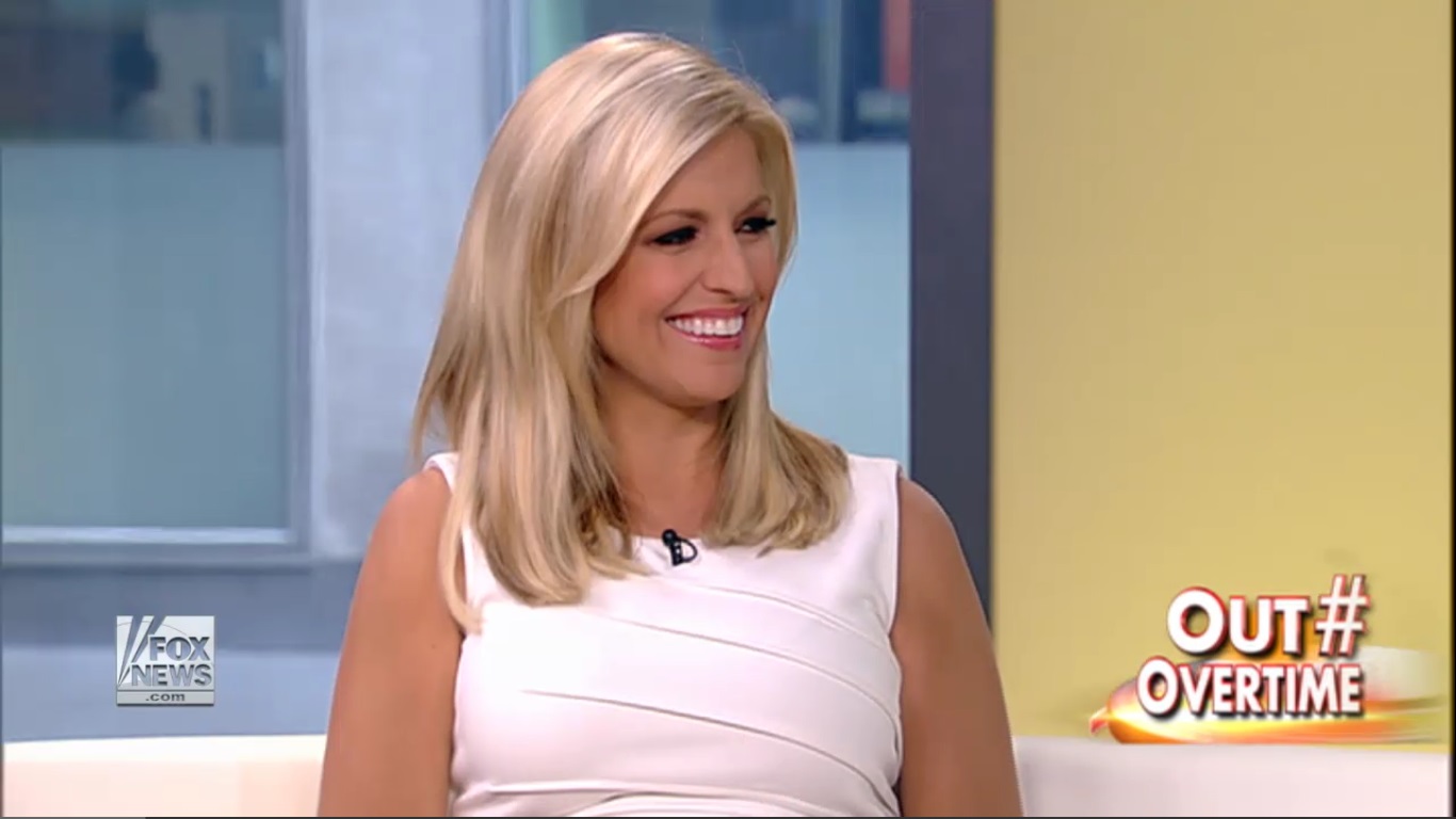 The white dress of Ainsley Earhardt @ Fox and Friends cap/pictures/photos, ...