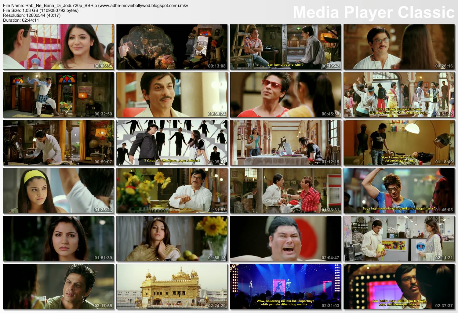 Free Download Film Rab Ne Bana Di Jodi MKV Subtitle Indonesia Fix