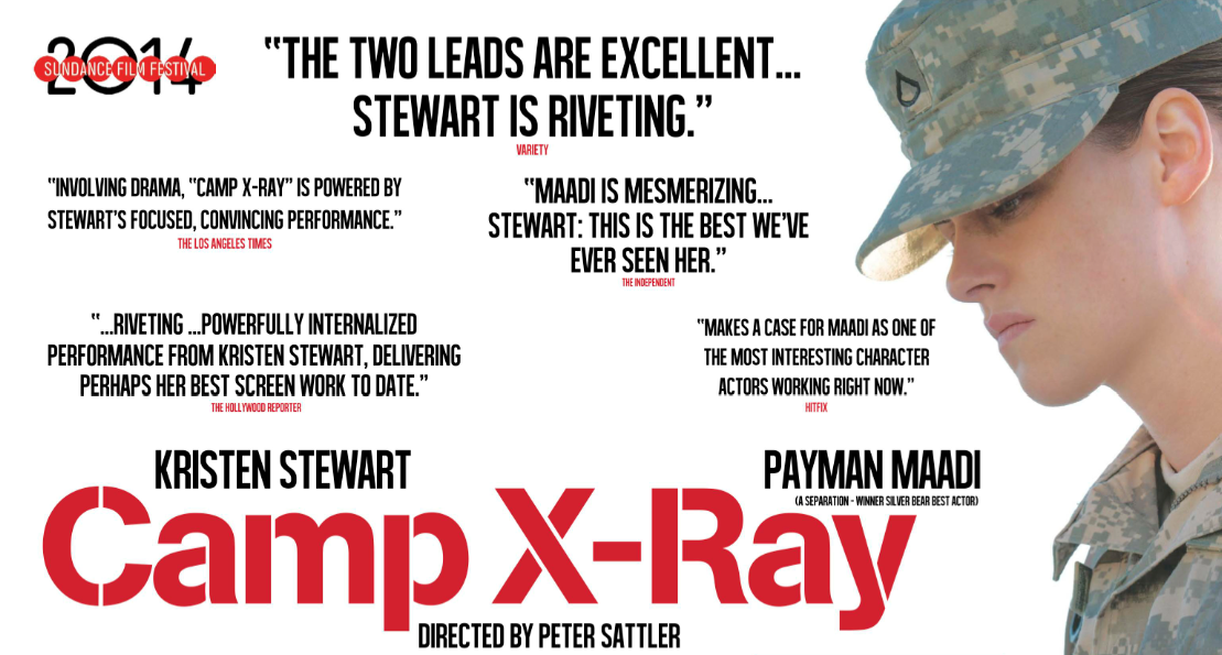 Exclusive Poster Debut of 'Camp XRay' starring Kristen Stewart