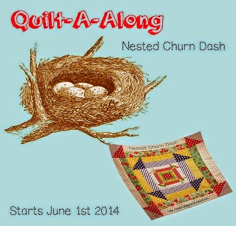 Quilt Jane's Churn Dash QAL