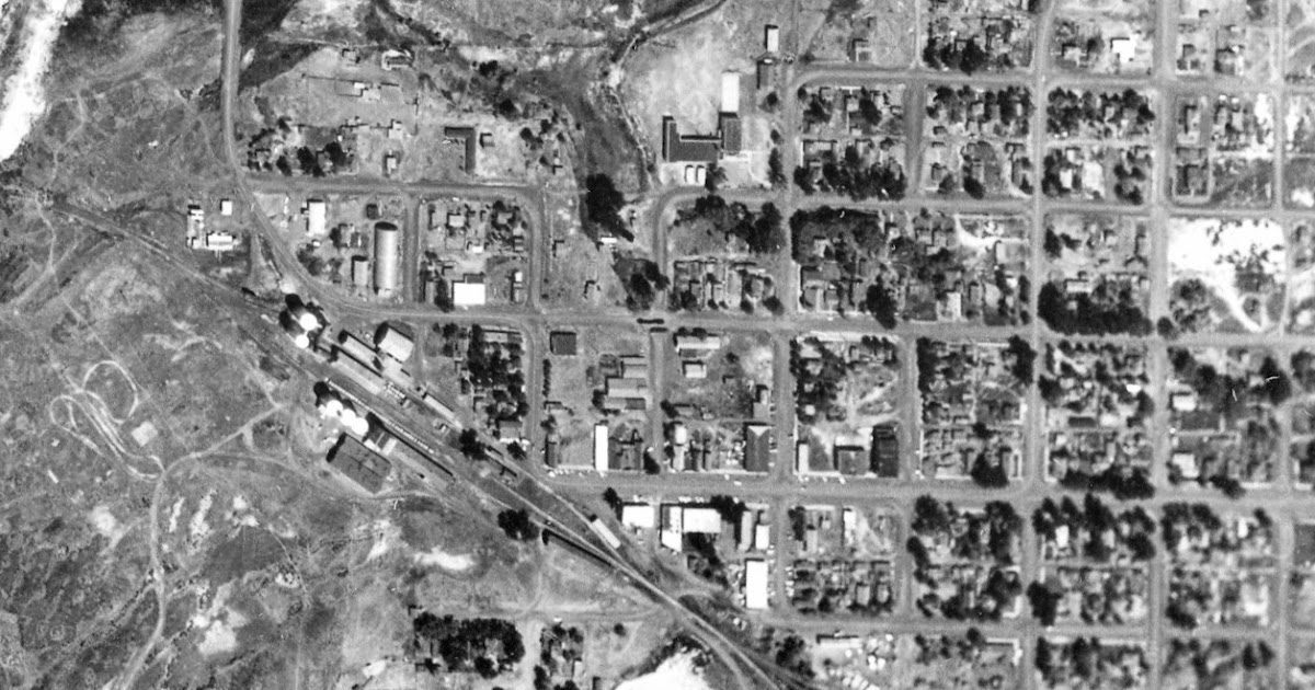 Big Bend Railroad History 1955 Coulee City