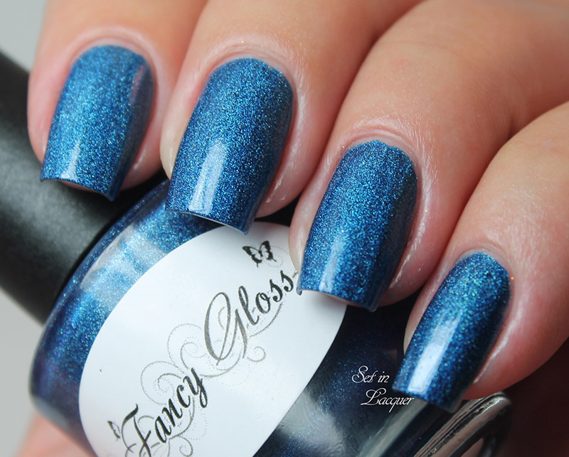 Fancy Gloss Polish Glitter Thermal And Holos Oh My Set In Fancy Gloss Blue Lagoon