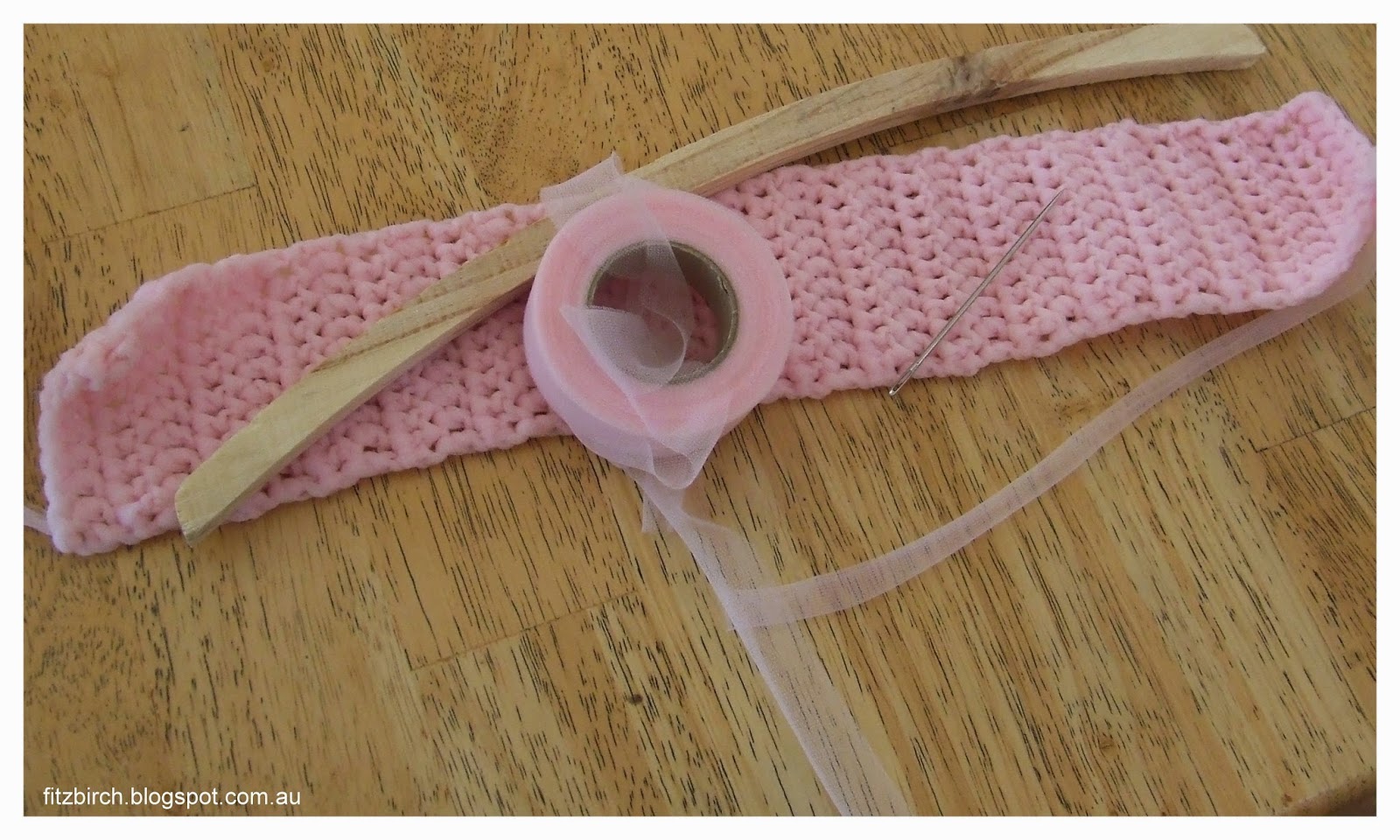 FitzBirch Crafts Knitlon Crochet Coat Hanger