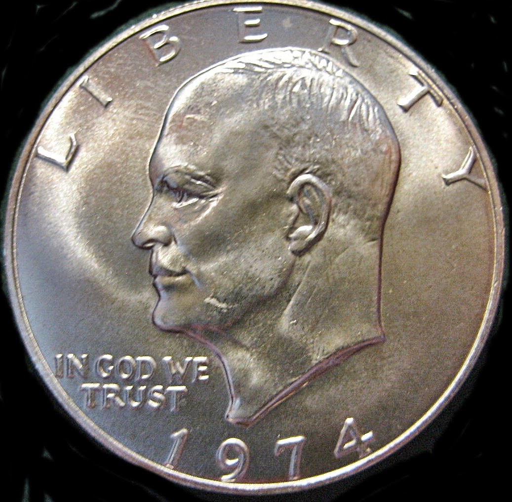 Monedas de México y el Mundo Estados Unidos 1 Dolar de 1974 (Eisenhower)