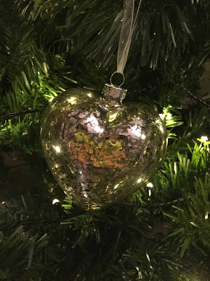 mercurised heart bauble