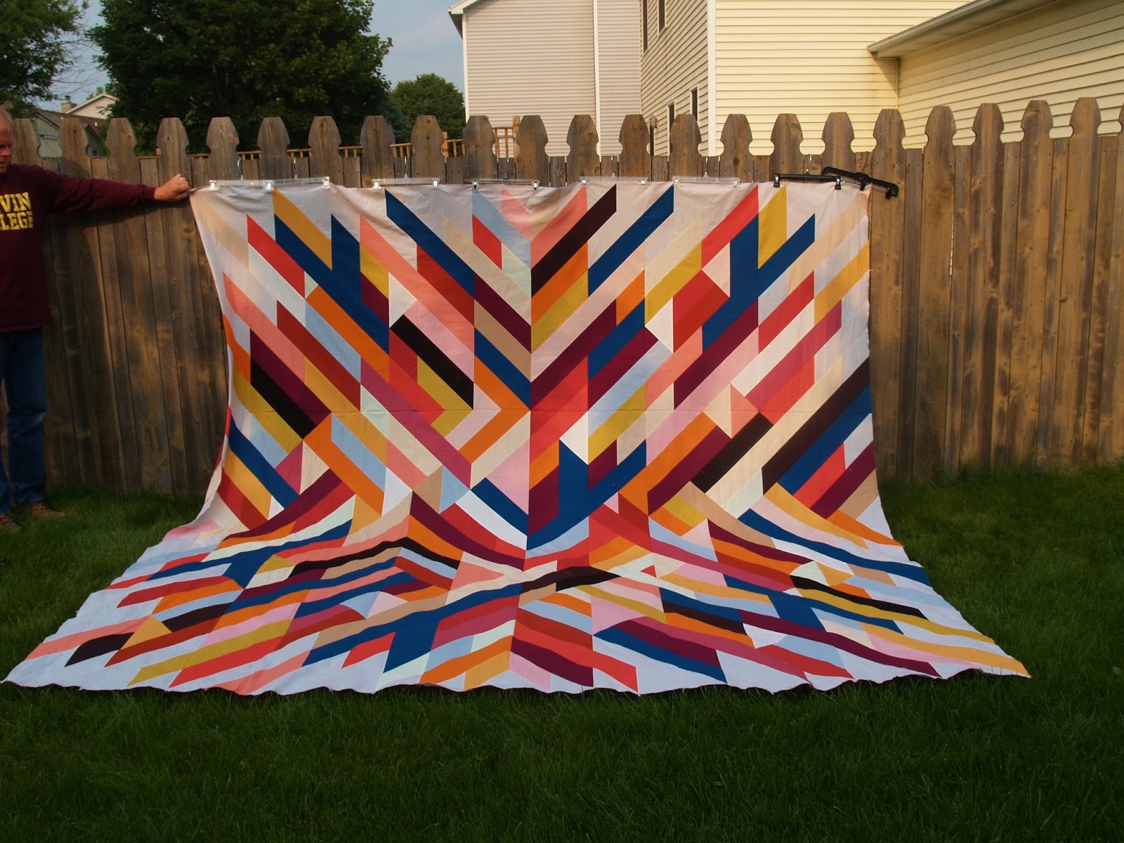 Quilts from the Little House Big Quilt Flimsy Finish