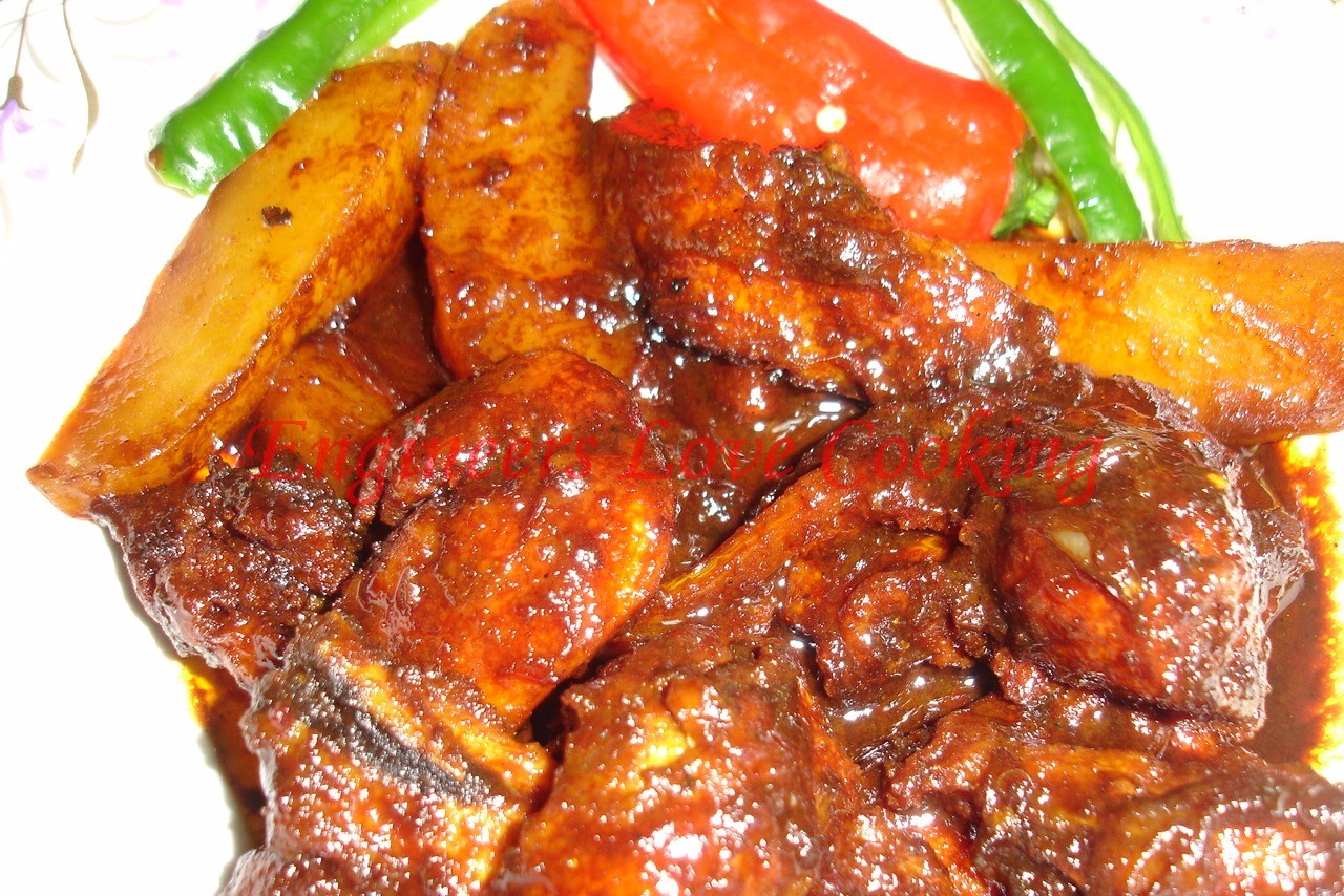 Engineers Love Cooking AYAM MASAK BLACK ROSE / BLACK ROSE FRIED CHICKEN