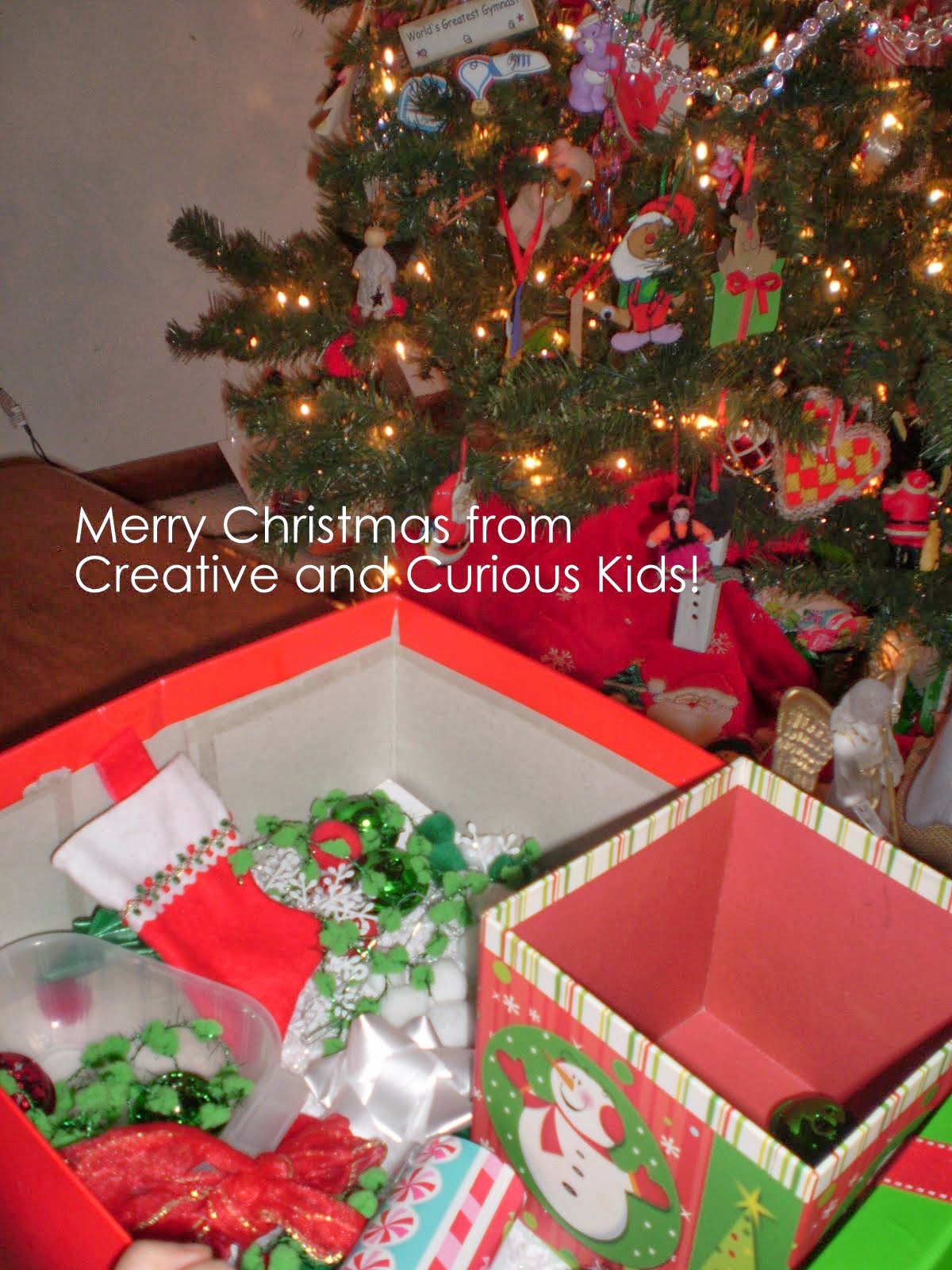 Creative and Curious Kids!: Christmas Exploration Box