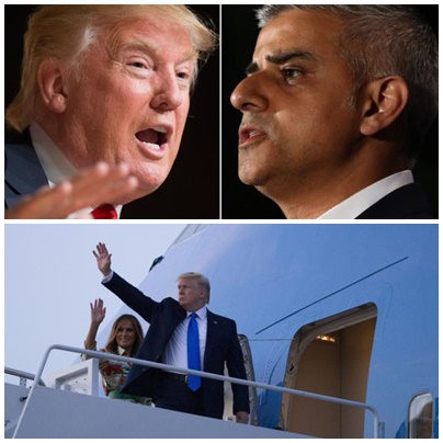 lunes, 3 de junio de 2019 Trump critica al alcalde de Londres al llegar a Gran Bretaña
