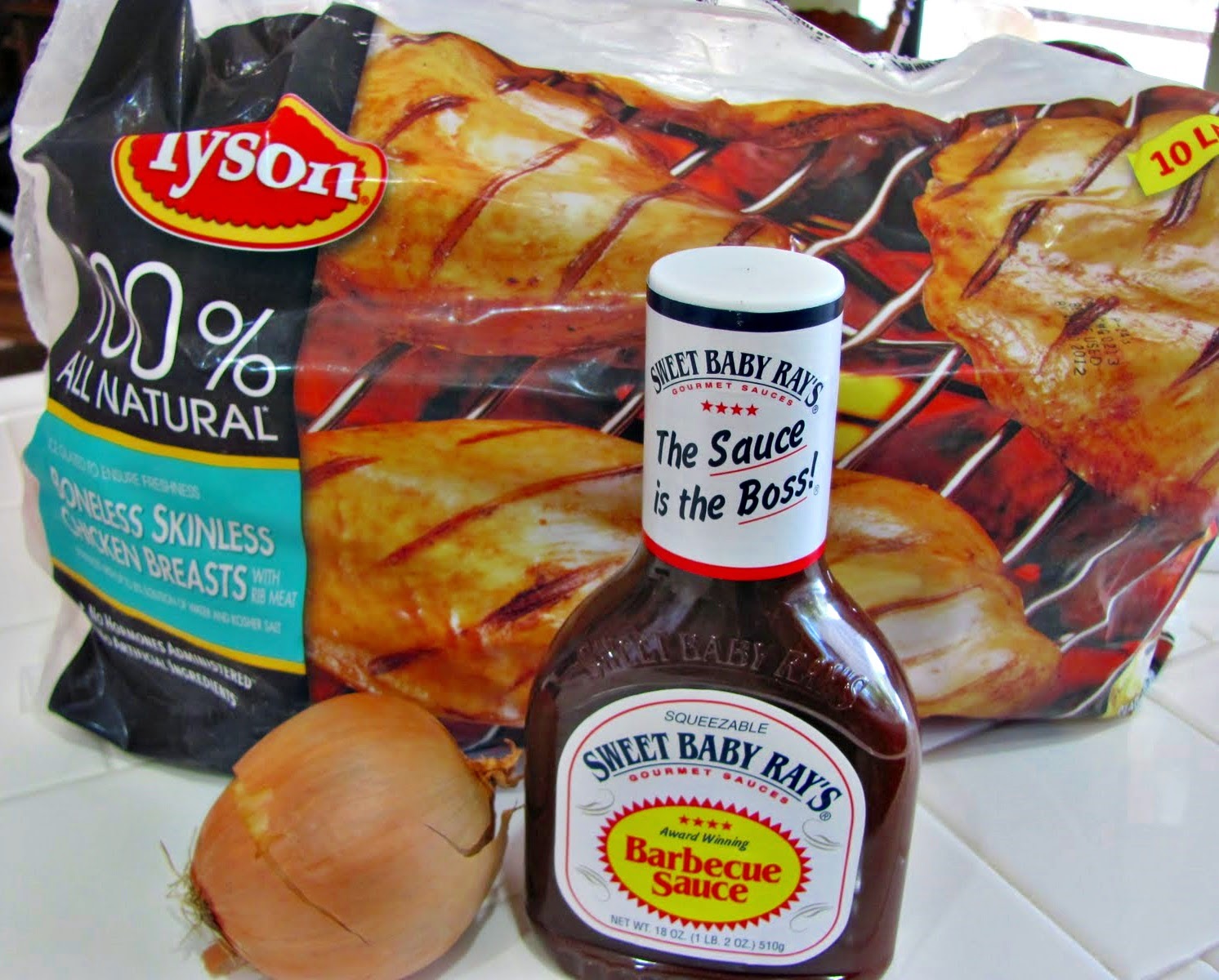 The Domestic Curator Sweet Baby Ray's Crock Pot Chicken