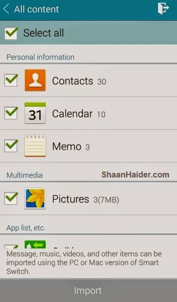 HOW TO : Transfer Contents from iPhone or Android Smartphones to Samsung Galaxy S5 or Any Galaxy Smartphone