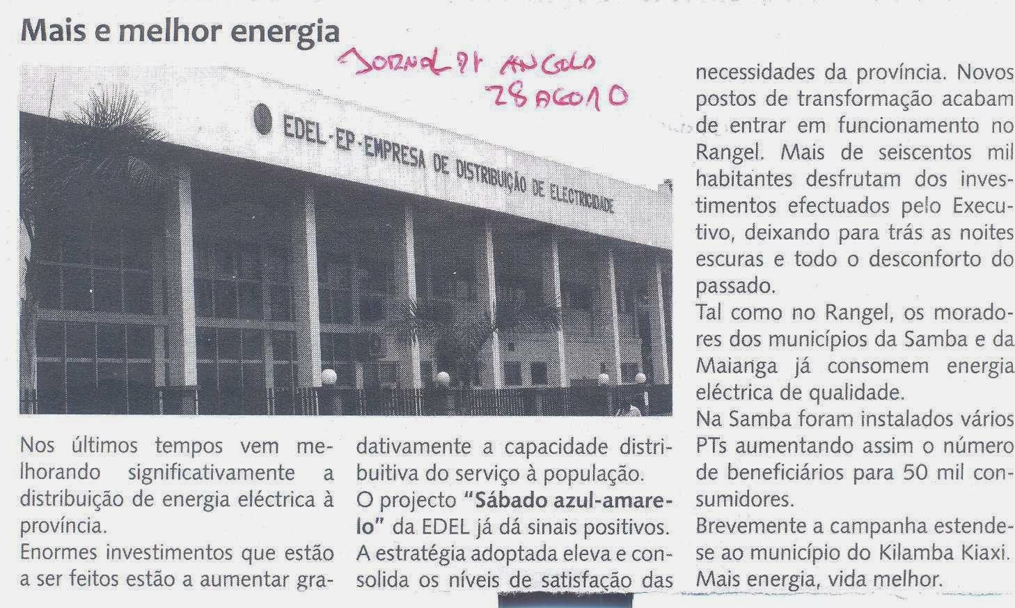 Luanda, três meses sem energia eléctrica