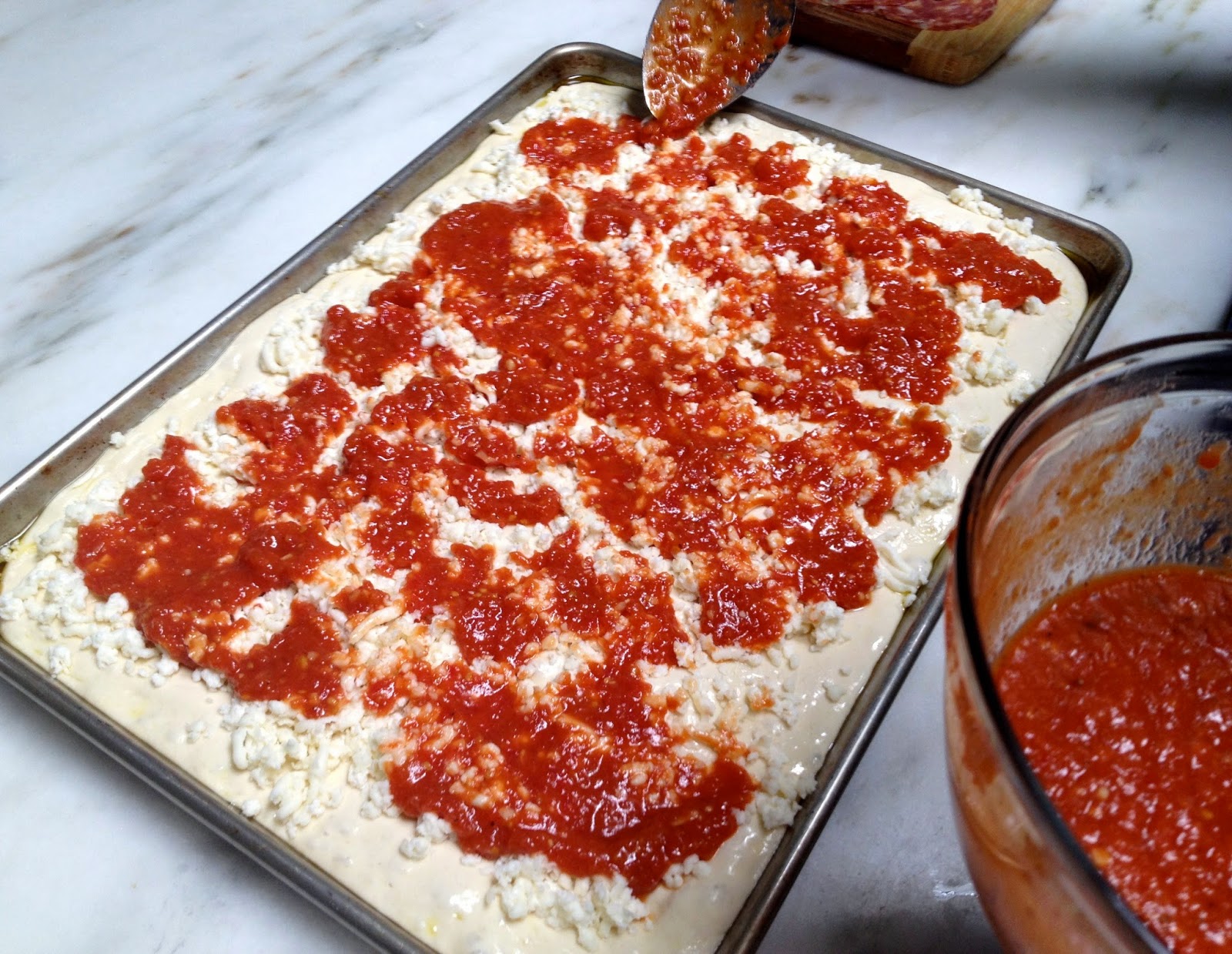 Bon Appetit’s Homemade Pizza GrandmaStyle C H E W I N G T H E F A T