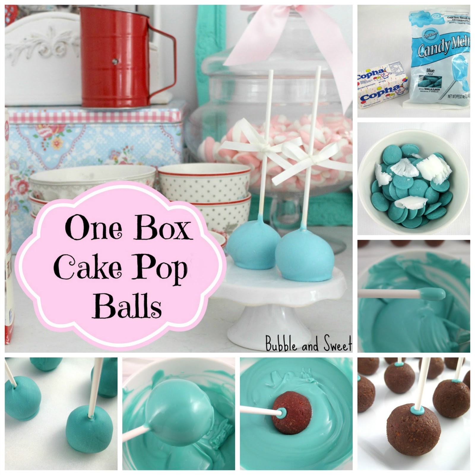 Bubble and Sweet One Box cake pops It doesn't get much easier than this