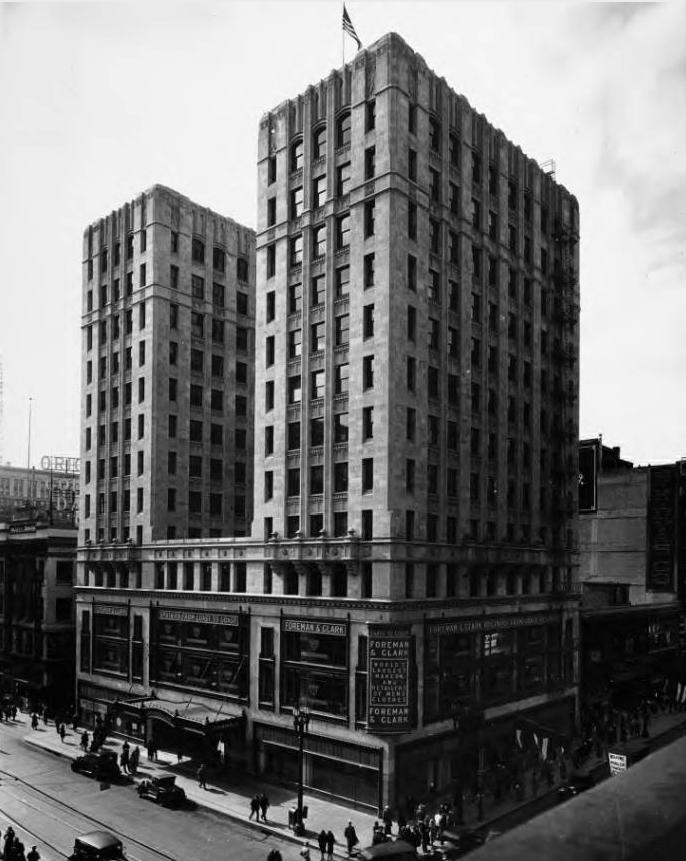 Building Los Angeles Downtown's Foreman & Clark Building Getting