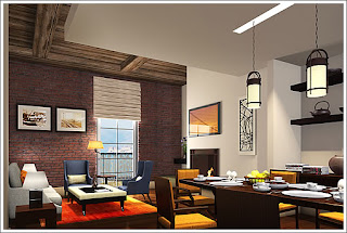 Living Room with Less lighting | home design archithecture