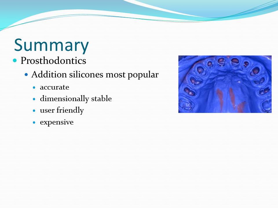 Dentistry Impression Materials