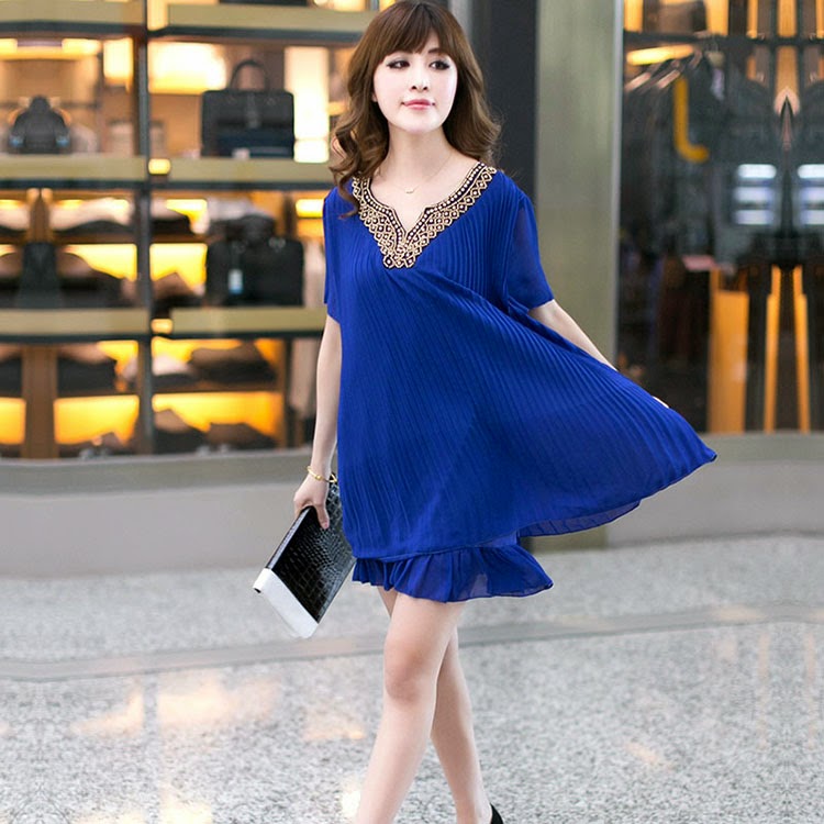 TA DRESS 1002 CHIFFON WITH BEADS