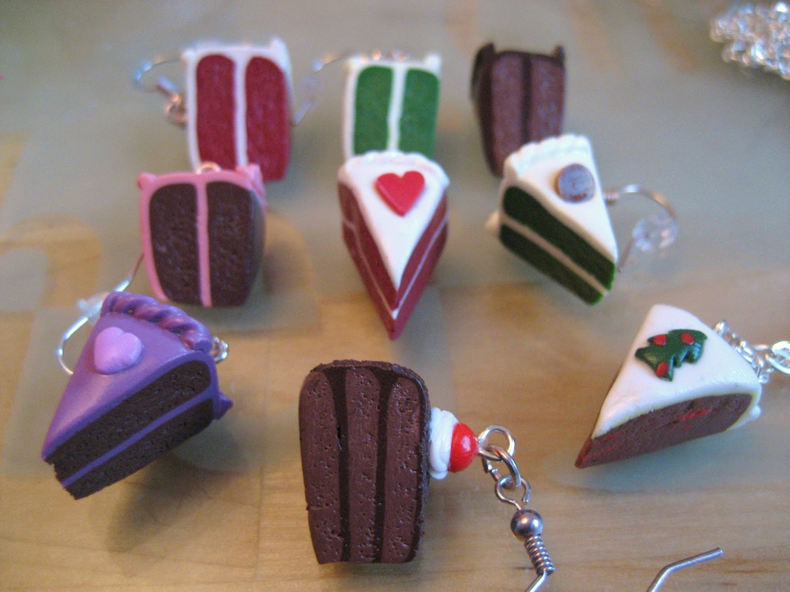 Cute Enough to Eat Polymer clay tutorial Cake slice charms!