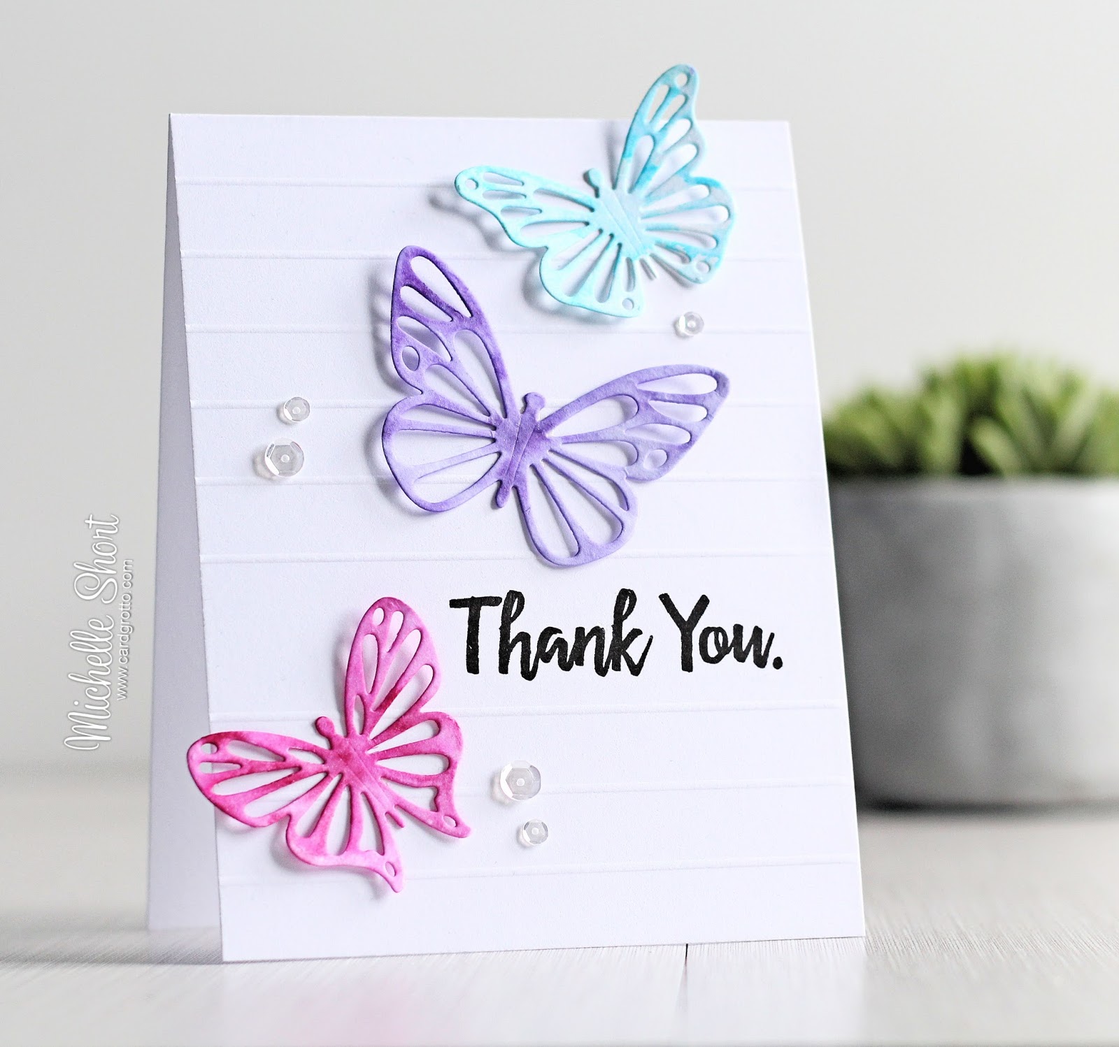 the card grotto flutter of butterflies