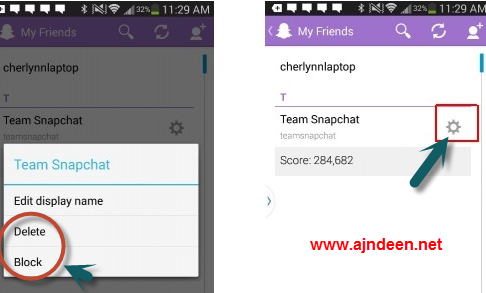كيف يمكن حظر أوحذف الأصدقاء على سناب شات Delete Friends On Snapchat