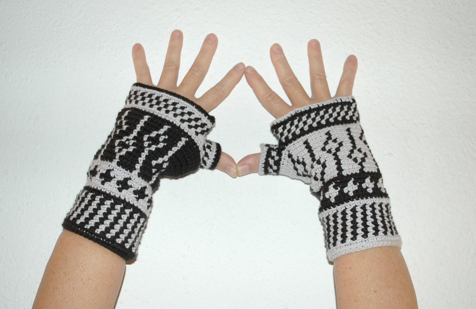 1747. Tapestry crochet o jacquard con ganchillo Labores en Red