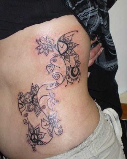 rib tattoos