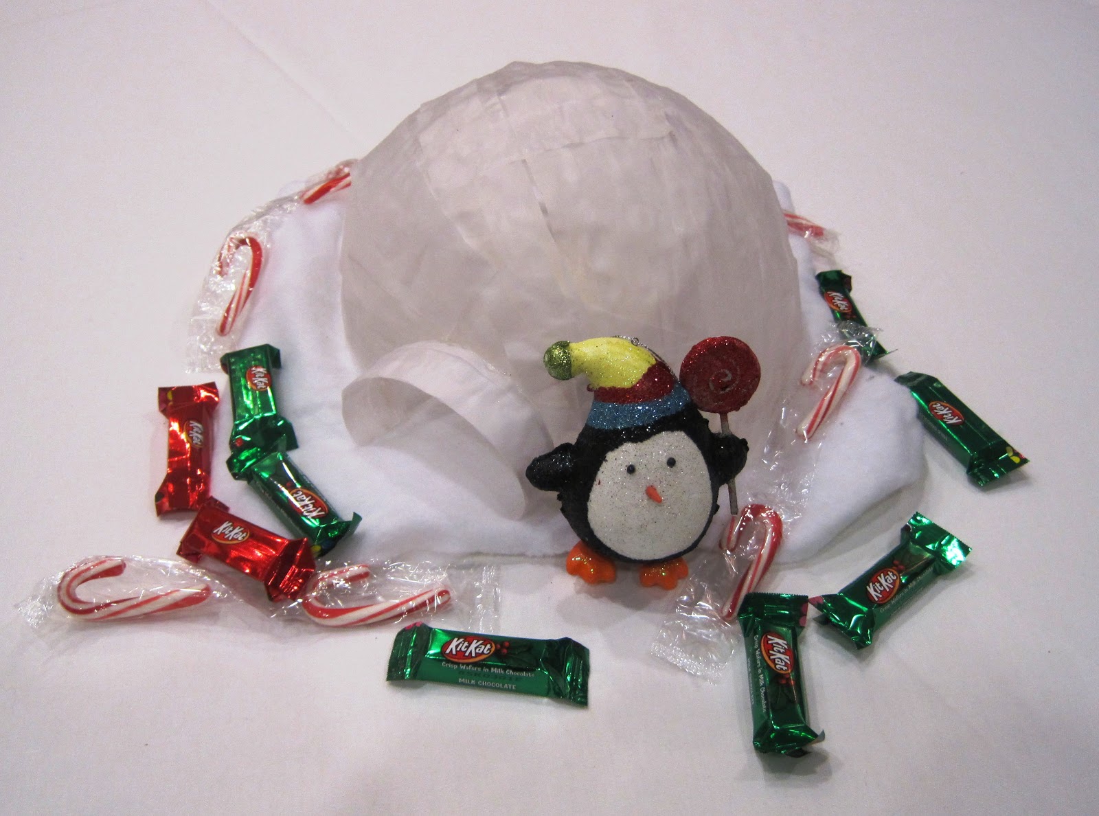 PinsterSisters Vellum Paper Mache Igloo