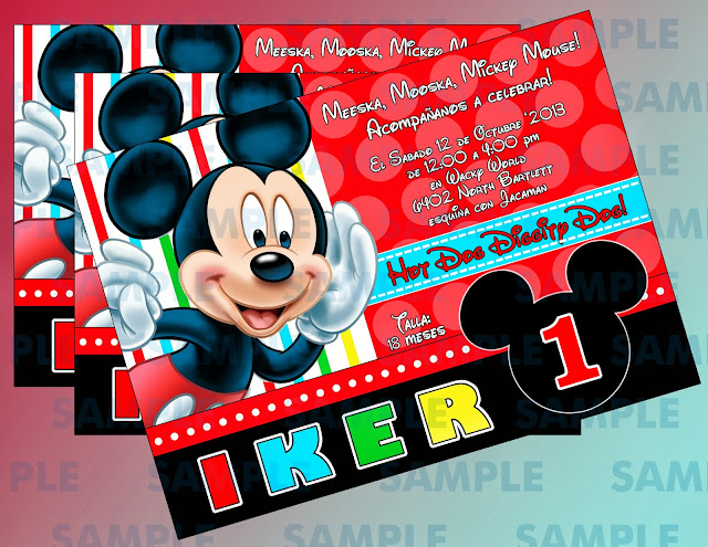 Zone Digi Designs Invitaciones De Mickey Mouse. the childrens zone digi des...
