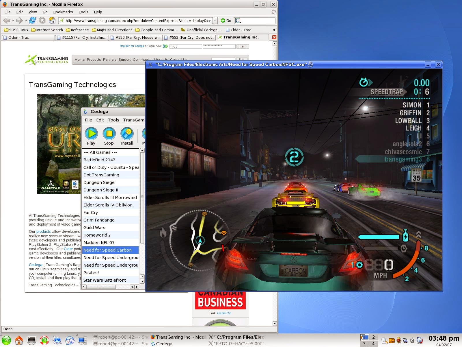 Linux Evi Linux de oynayabileceğiniz oyunlar (wine)