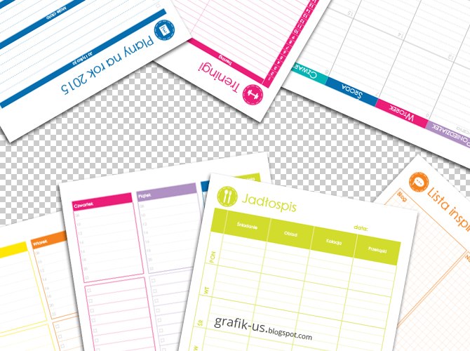 GrafikUs Zaplanuj się! Planner do druku za darmo