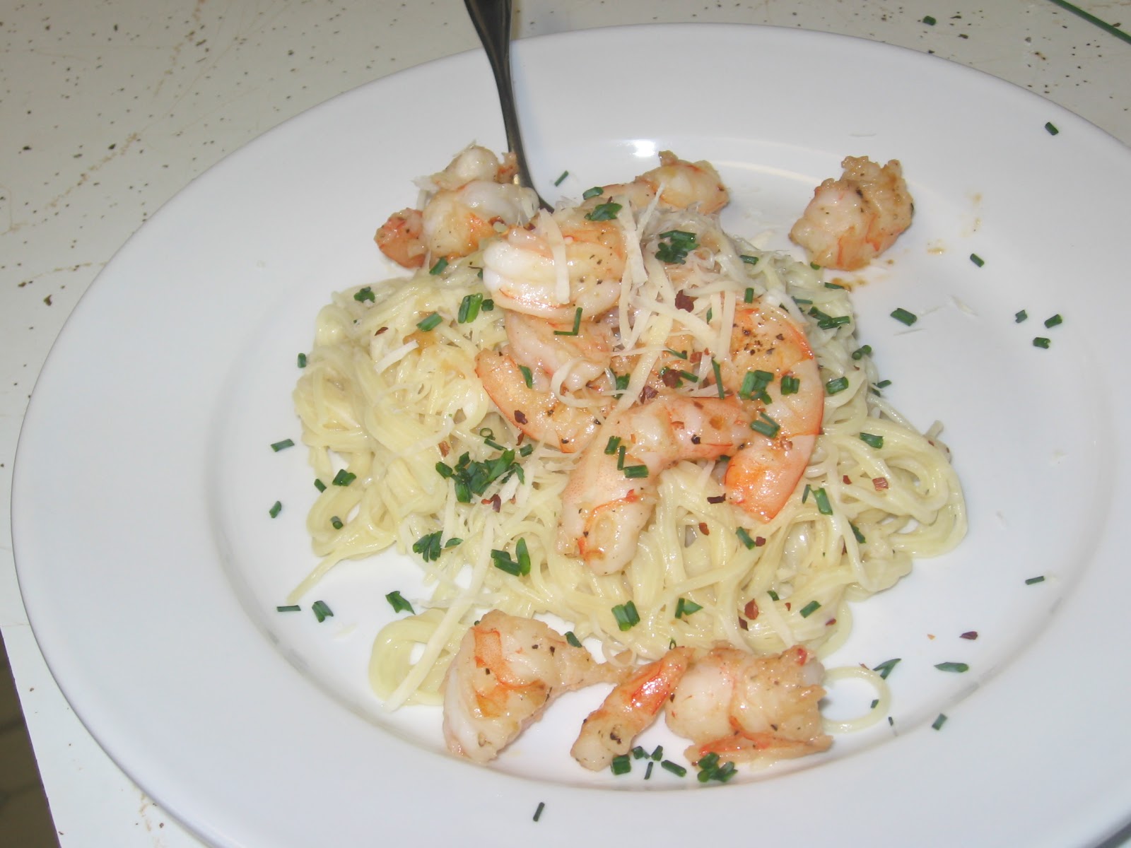 The Errant Cook: Shrimp and Angel Hair Alfredo