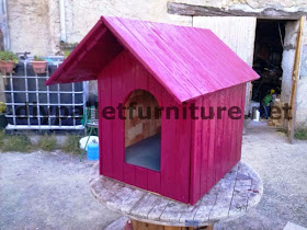 Mueblesdepalets.net: La casita para perro con palets de Manou