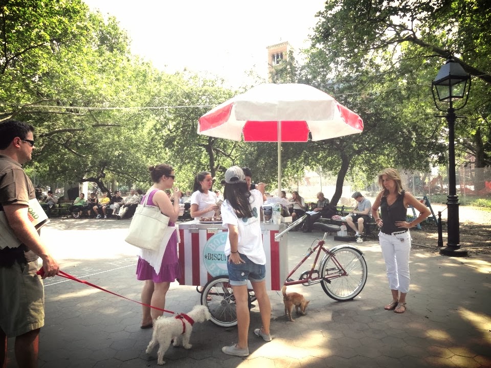 An Exercise in Writing Cliff Bars in Washington Square Park