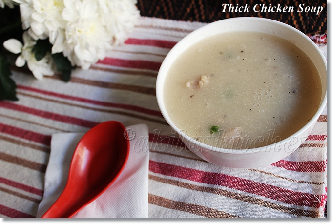 Thick Chicken Soup - Learning-to-cook