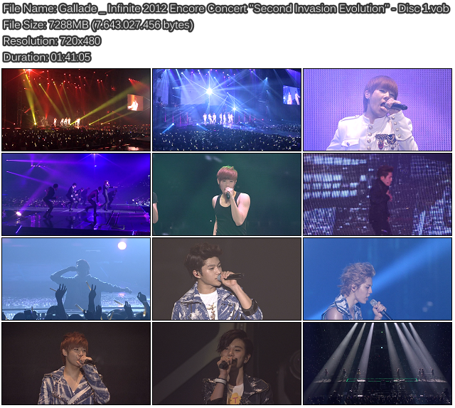 Gallade S New Blog Dvd Infinite 2012 Encore Concert Second