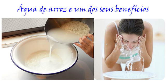 Água de arroz e benefícios