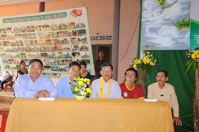 Bế mạc,khóa tu,mùa hè, chùa Hoa Khai, năm 2014