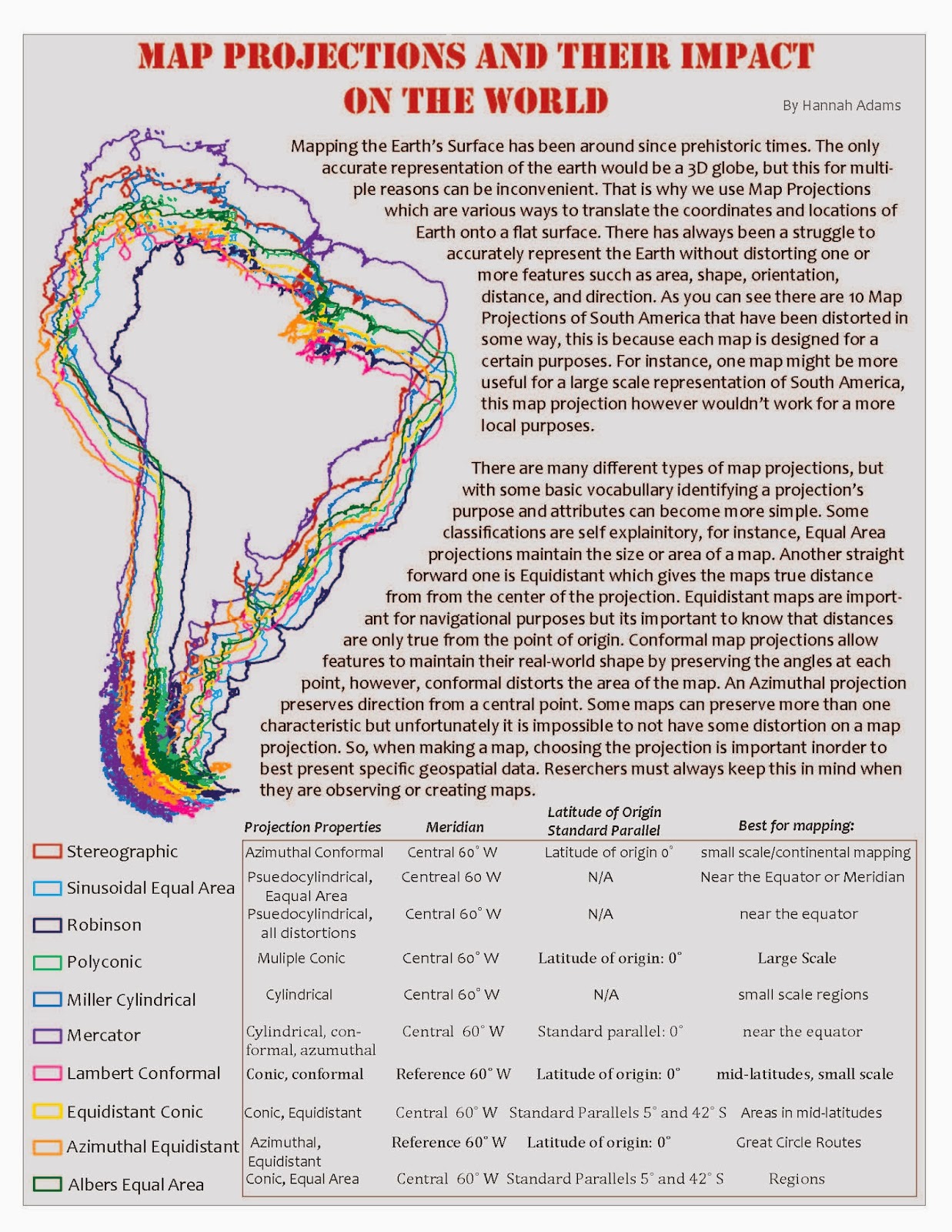 for this map we made a document stressing the importance of datums and projections and how they can drastically affect the shape area orientation for this map we made a document stressing the importance of datums and projections and how they can drastically affect the shape area orientation