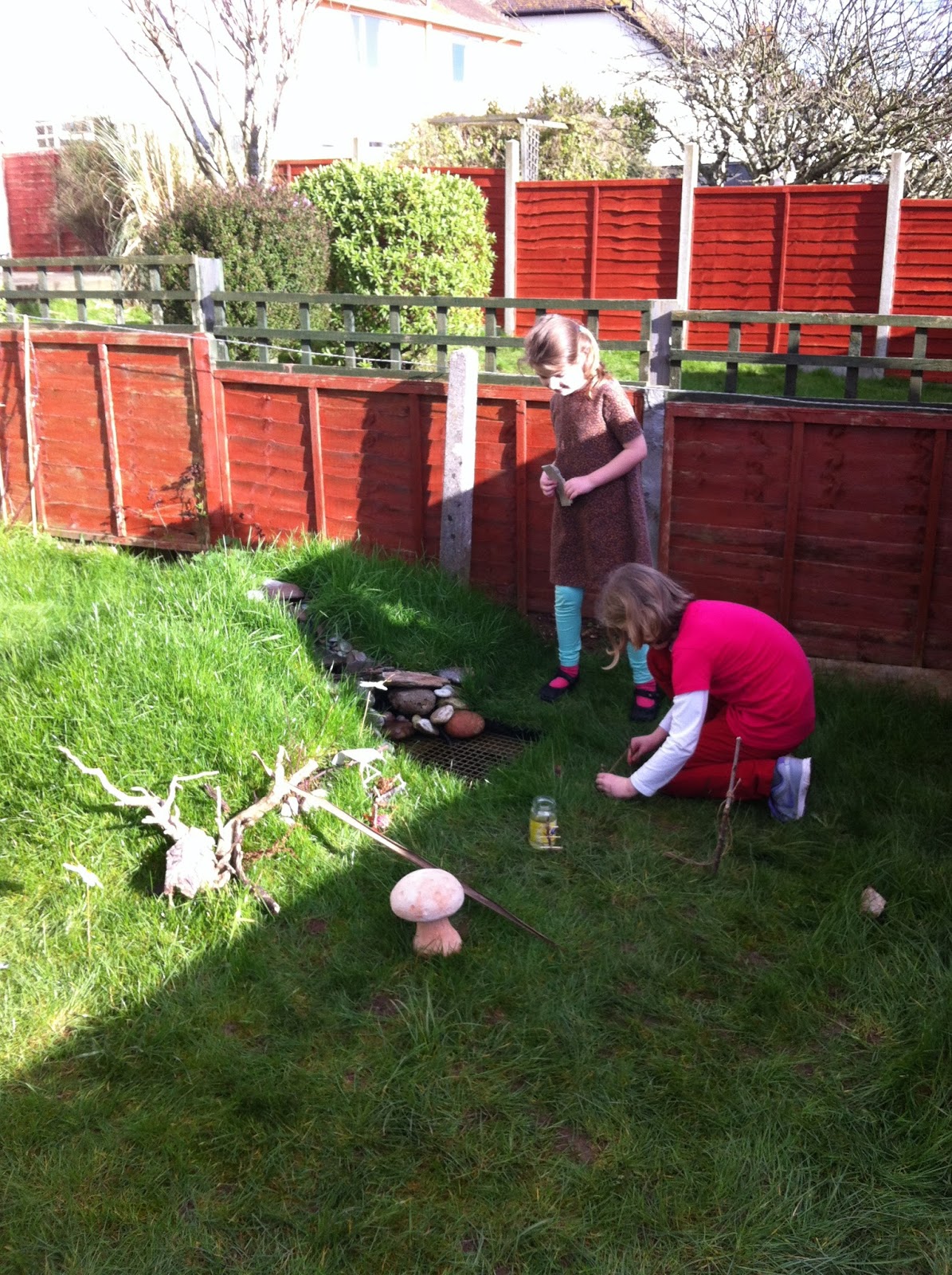 Gwen's Fairy Garden Progress at last!