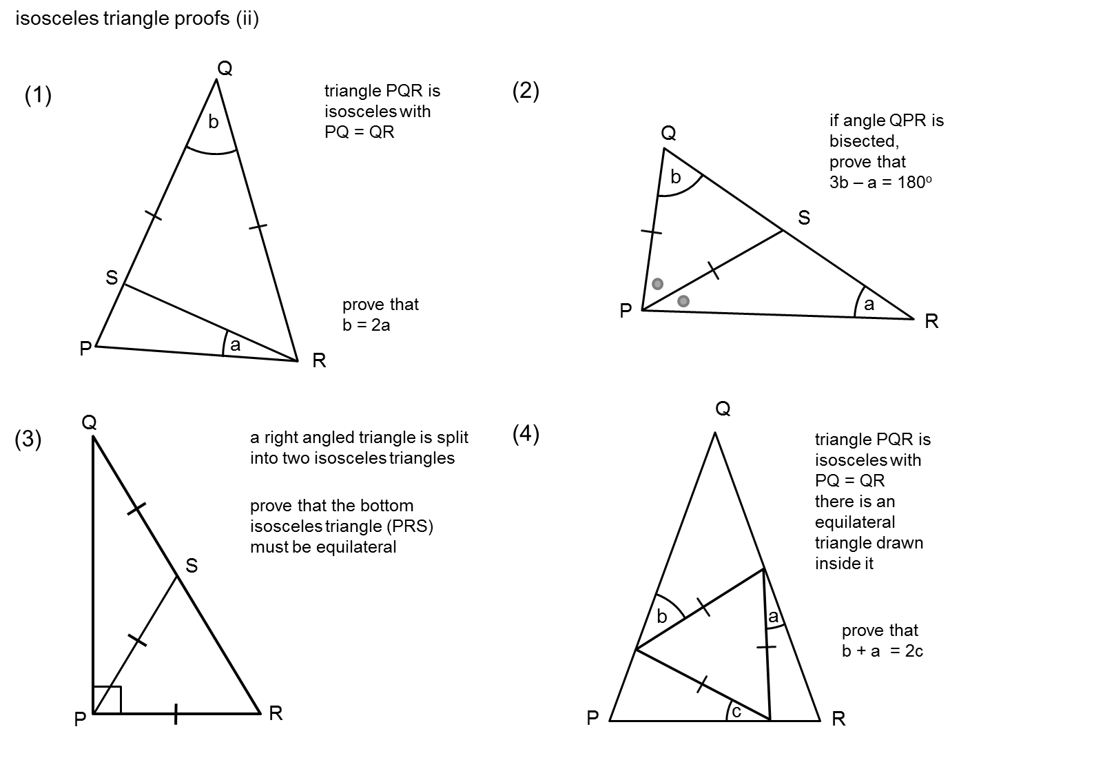 MEDIAN Don Steward mathematics teaching: isosceles triangles