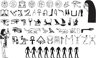 custom shapes Egyptian symbols